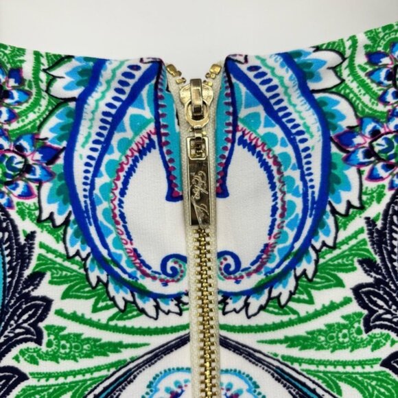 Introducing the Eliza J Paisley Shift Dressbrand new with tags size 4 - Picture 9 of 12